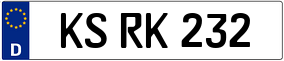 Truck License Plate